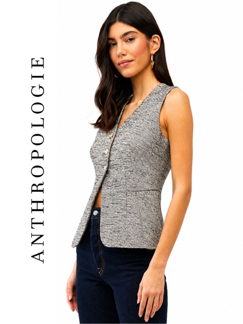 Anthropologie ASTR The Label Delphia Vest XL